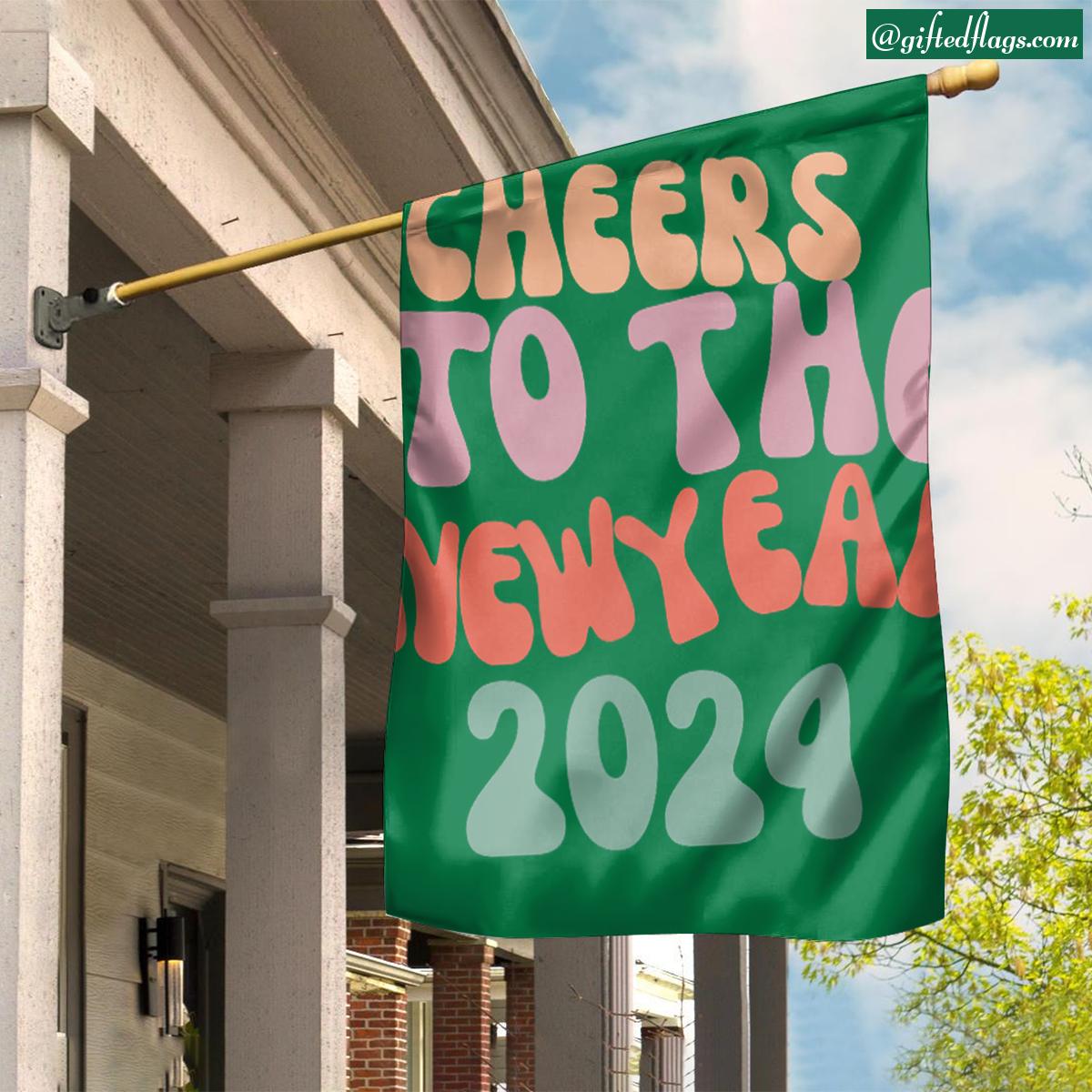 Cheers To The New Year 2024 Happy New Year 2024 Garden Flag House Flag   Cheers To The New Year 2024 Happy New Year 2024 1 