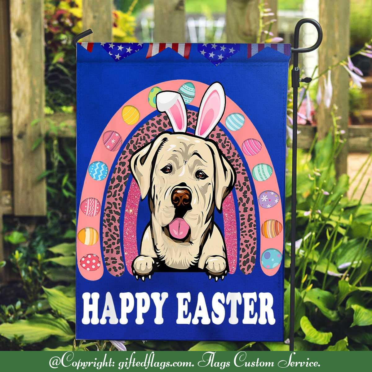 Labrador Retriever Dog Collar Garden Flag, House Flag